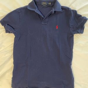 Navy blue custom fit small polo Ralph Lauren